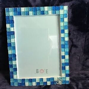 Blue and Green 5” x 7” Mosaic Tile Accent Frame